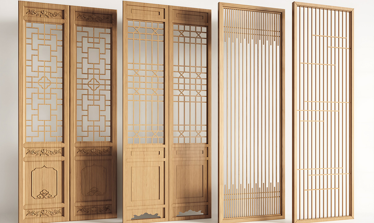 新中式木门